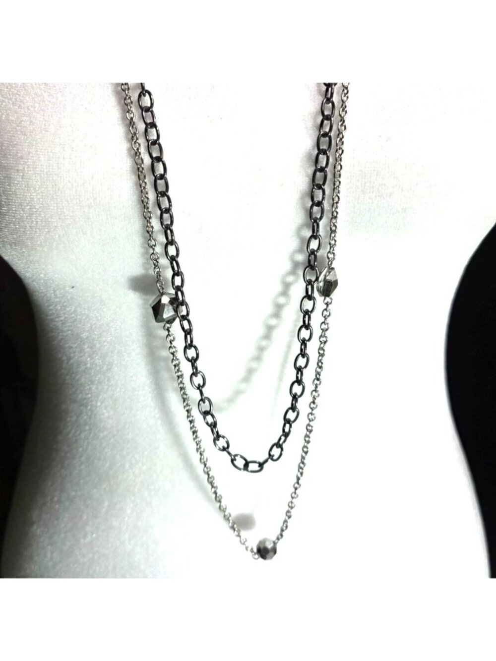 Necklace Lane Bryant Faceted Bead Lobster Clasp Adjustable career womens jewelry